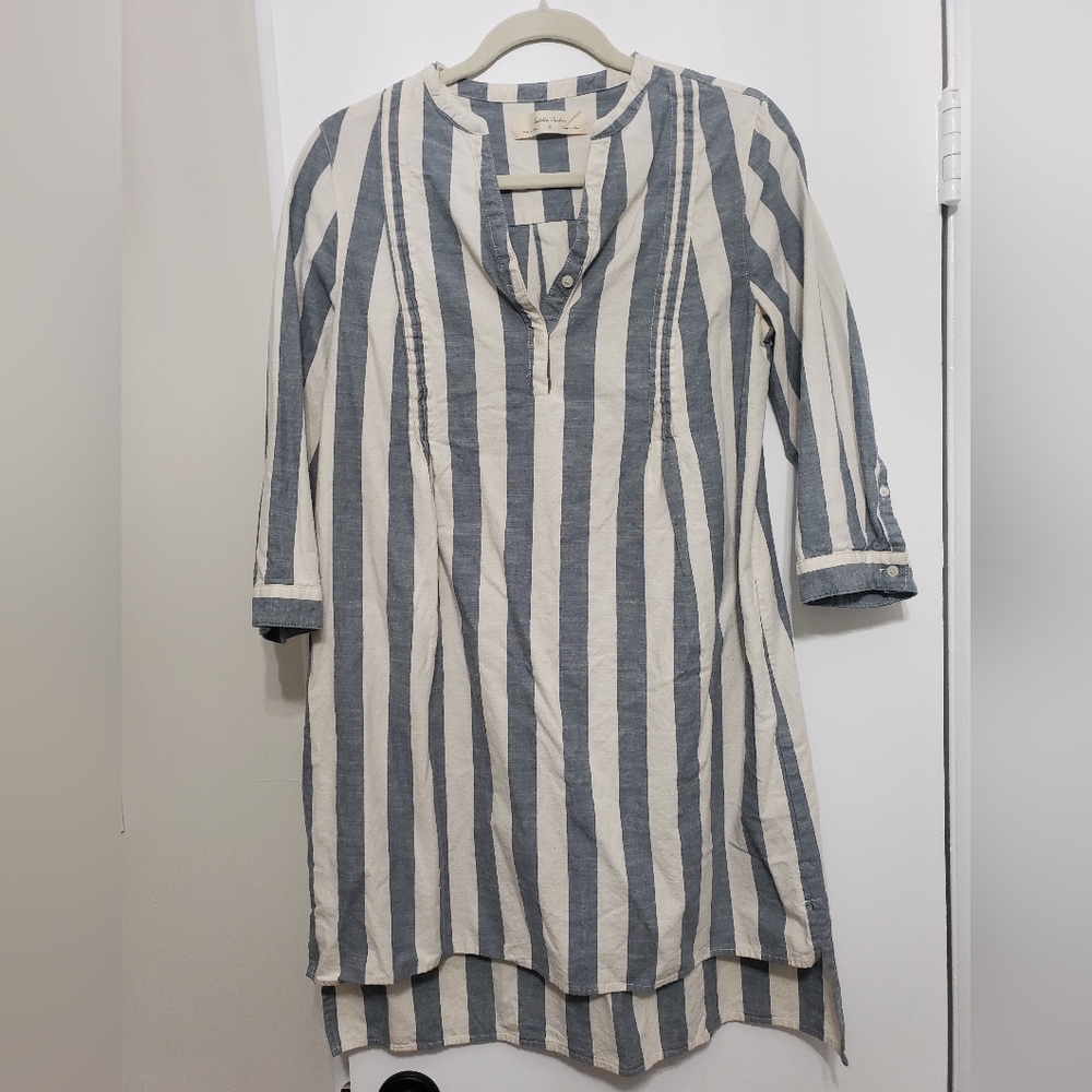 **SOLD** Anthropologie Isabella Sinclair Striped Dress Sz S - Picture 2 of 6